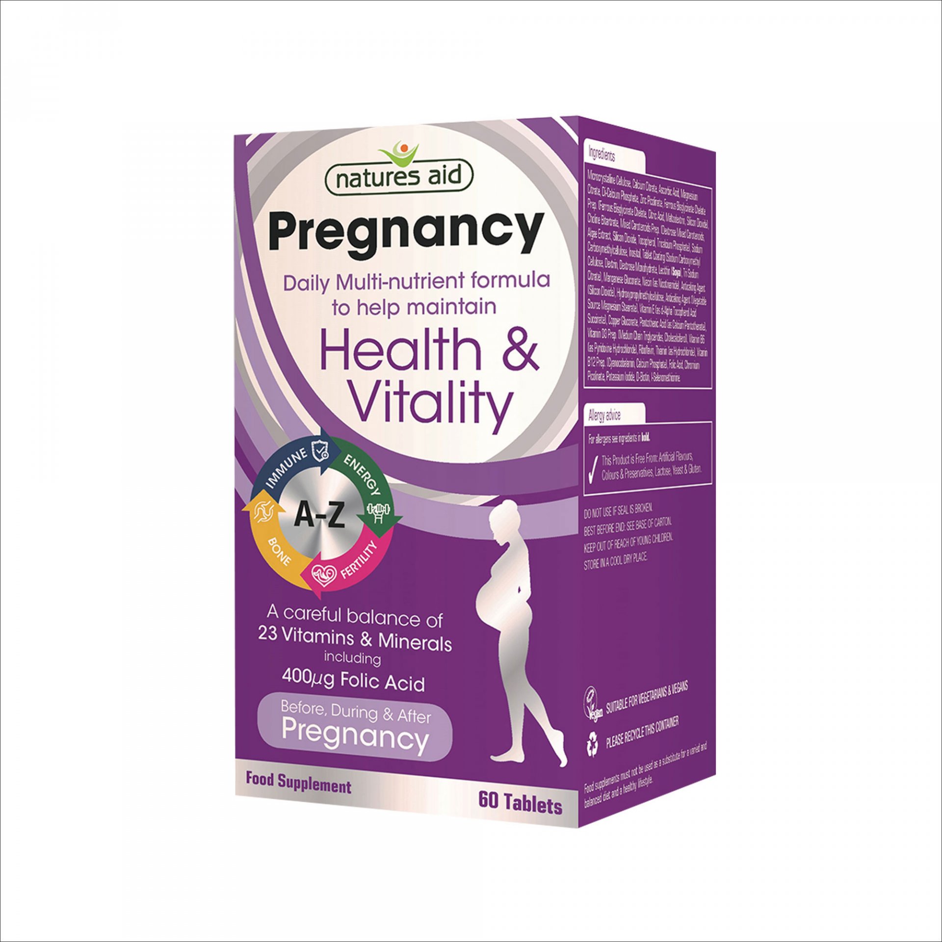 PREGNANCY MULTI- VITAMIN & MINERALS, 60 TABLETS